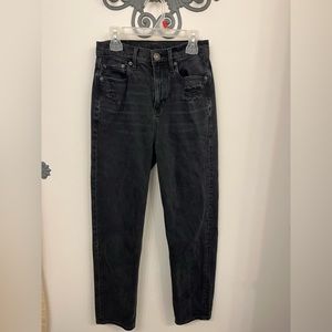 Black AE Straight Leg Jeans